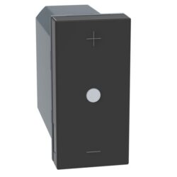 BTICINO - LightN variateur 3 fils 150W 1 mod - noir - YD4418