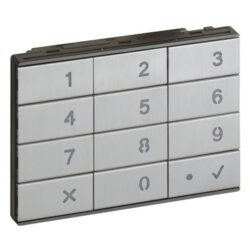 BTICINO - Linea 5000 - Clavier codé ALUMINIUM - 345500