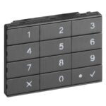BTICINO - Linea 5000 - Clavier codé NICKEL - 345510