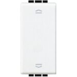BTICINO - Living Light commande volets roulants 1 module blanc - N4027N