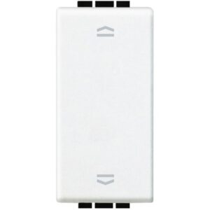 BTICINO - Living Light commande volets roulants 1 module blanc - N4027N