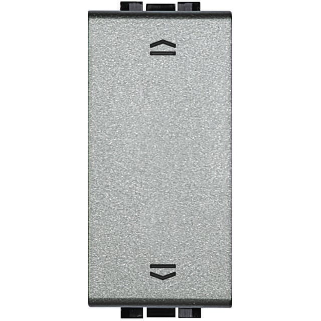 BTICINO Living Light NT4027N commande volet roulant Commande volet roulant 1 module gris avec flèches montée descente