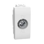 BTICINO - Living Light prise TV simple coax agréée Telenet - 1 module - blanc - N4202DN