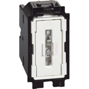 BTICINO - Living NOW bouton poussoir 10AX - bornes automatiques-composable-1 module - K4005A