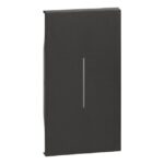 BTICINO - Living Now doigt standard noir 2 modules pour commandes - KG01M2
