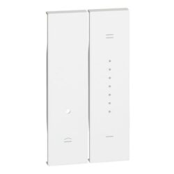 Doigt variateur blanc 2 modules KW19, surface mat
