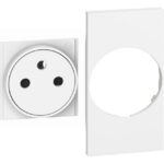 BTICINO - Living Now enjo prise affleurante 2P+T blanc 2 modules pour prise de courant - KW55F