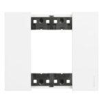 BTICINO - Living Now plaque 2 modules blanc pour support réf K4702 - KA4802KW