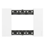 BTICINO - Living Now plaque 3 modules blanc pour support réf K4703 - KA4803KW