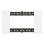 BTICINO - Living Now plaque 4 modules blanc pour support réf K4704 - KA4804KW