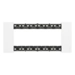 BTICINO - Living Now plaque 6 modules blanc pour support réf K4706 - KA4806KW