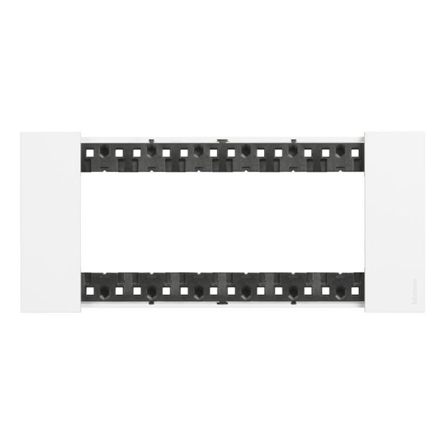 BTICINO - Living Now plaque 6 modules blanc pour support réf K4706 - KA4806KW BTICINO - Living Now plaque 6 modules blanc pour support réf K4706 - KA4806KW