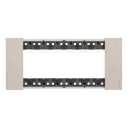 BTICINO - Living Now plaque 6 modules sable pour support réf K4706 - KA4806KM