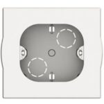 BTICINO - LivingLight - Boîte apparente 2 modules blanc - 502BI