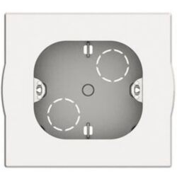 BTICINO - LivingLight - Boîte apparente 2 modules blanc - 502BI
