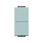 BTICINO - LivingLight - Interrupteur unipolaire axial 16AX 250V 1 module bornes auto Tec - NT4051A