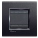 BTICINO - LivingLight - Plaque rectangulaire 2 modules anthracite - LNA4802AR