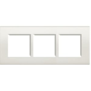 BTICINO - LivingLight - Plaque rectangulaire 3x2 modules 57mm blanc - LNA4832M3BI