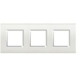 BTICINO - LivingLight - Plaque rectangulaire 3x2 modules 71mm blanc - LNA4802M3BI