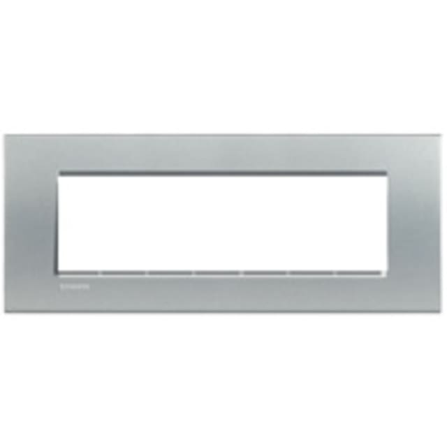 BTICINO - LivingLight - Plaque rectangulaire 7 modules Tech - LNA4807TE BTICINO - LivingLight - Plaque rectangulaire 7 modules Tech - LNA4807TE