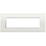 BTICINO - LivingLight - Plaque rectangulaire 7 modules blanc - LNA4807BI