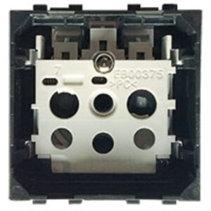 BTICINO - LivingLight - Prise 2P+T 16A 250V 2 modules bornes auto sans enjoliveur - LN4142AN