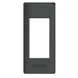 BTICINO - LivingLight - Support plaque profilé 1 module anthracite - LND4811AR