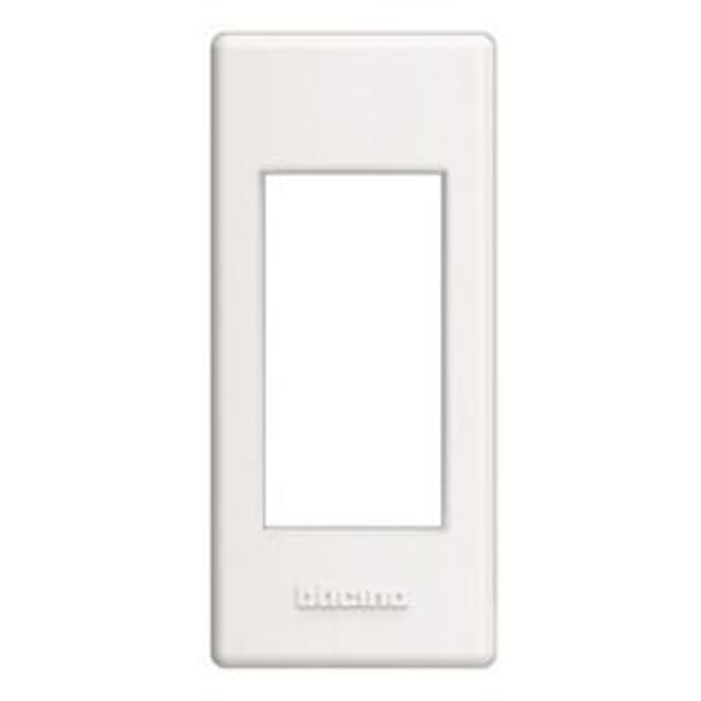 BTICINO - LivingLight - Support plaque profilé 1 module blanc - LND4811BI BTICINO - LivingLight - Support plaque profilé 1 module blanc - LND4811BI