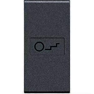 BTICINO - LivingLight - Touche axiale éclairageescal. 1 module anthracite - L4916B