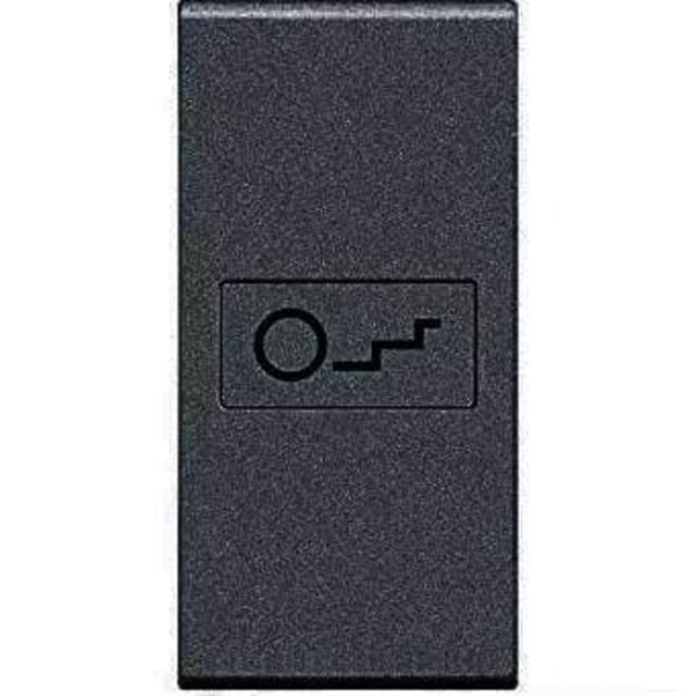 BTICINO - LivingLight - Touche axiale éclairageescal. 1 module anthracite - L4916B BTICINO - LivingLight - Touche axiale éclairageescal. 1 module anthracite - L4916B