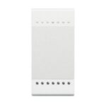 BTICINO - LivingLight - Touche bascule haute luminos. 1 module blanc - N4915LN