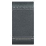 BTICINO - LivingLight - Touche éclairage 1 fonction 1 module anthracite - L4915N