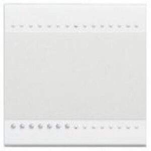 BTICINO - LivingLight - Touche éclairage 1 fonction 2 modules blanc - N4915M2N