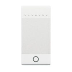 BTICINO - LivingLight - Touche éclairage 1mod blanc - N4915AN