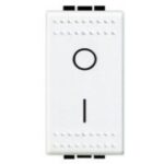 BTICINO - LivingLight - interrupteur 2P 16AX 250V 1 module blanc - N4002N