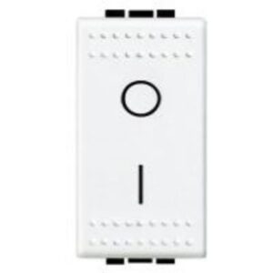 BTICINO - LivingLight - interrupteur 2P 16AX 250V 1 module blanc - N4002N