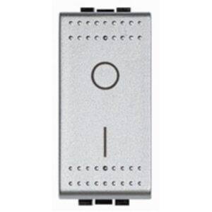 BTICINO - LivingLight - interrupteur 2P 16AX 250V 1 module bornes à vis tech - NT4002N
