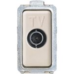 BTICINO - Magic prise TV simple coax 1 mod-ivoire - 5202D