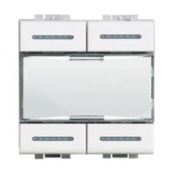 Détails visibles de Commande de scénario My Home 2 modules Light N4680 pour Boutons-poussoirs domotiques