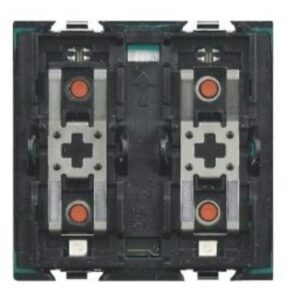 BTICINO - My Home élément de commande Axolute - pour 1 ou 2 fonctions - 2 modules - H4652/2