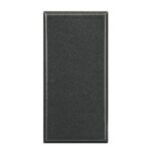 BTICINO - Obturateur Axolute - 1 module - gris foncé - HS4950