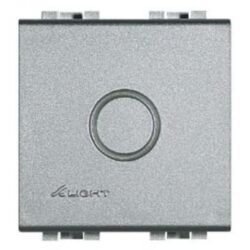 BTICINO - Obturateur Light Tech - arrondie - avec empreinte défonçable diamètre 14 mm - NT4951