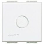 BTICINO - Obturateur Light - arrondie - 2 mod blanc - N4951