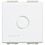 BTICINO - Obturateur Light - arrondie - 2 mod blanc - N4951