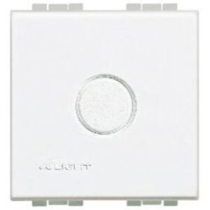 BTICINO - Obturateur Light - arrondie - 2 mod blanc - N4951