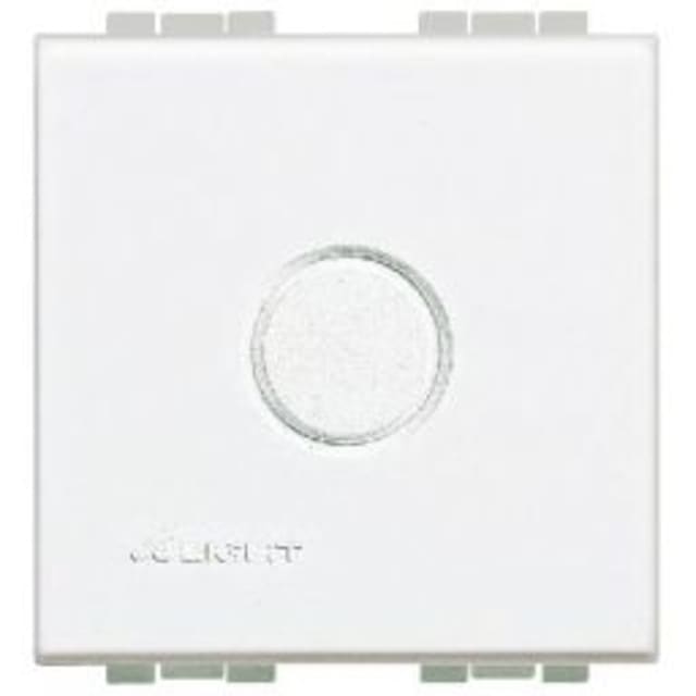 BTICINO - Obturateur Light - arrondie - 2 mod blanc - N4951 BTICINO - Obturateur Light - arrondie - 2 mod blanc - N4951