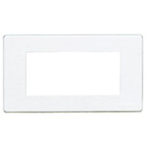 BTICINO - Plaque de recouvrement Magic - 4 modules - pour réf. 504S/ 504SA - Ivoire - 504/4A/R