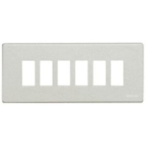 BTICINO - Plaque de recouvrement Magic - 6 modules - pour support réf. 506LS - Oxydal - 506L/6/X