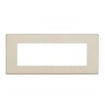 BTICINO - Plaque de recouvrement Magic - 6 modules - pour support réf. 506LSA - Ivoire - 506L/6A/R