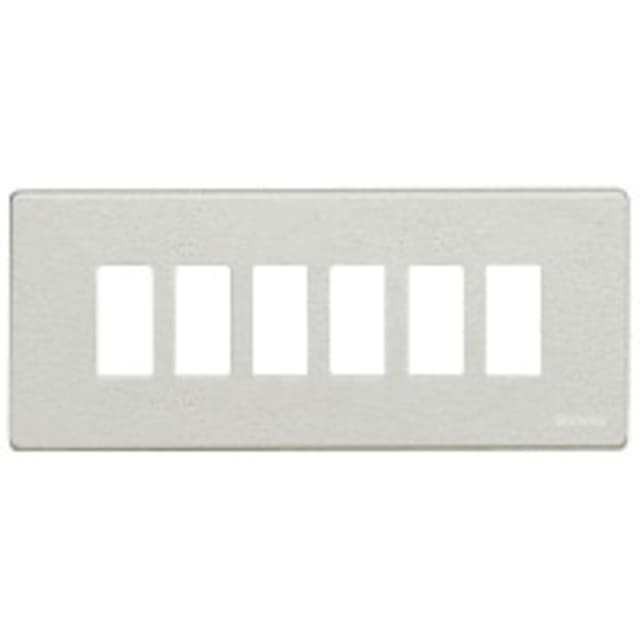 BTICINO - Plaque de recouvrement Magic - 6 modules - pour support réf. 506S - Ivoire - 506L/6/R BTICINO - Plaque de recouvrement Magic - 6 modules - pour support réf. 506S - Ivoire - 506L/6/R